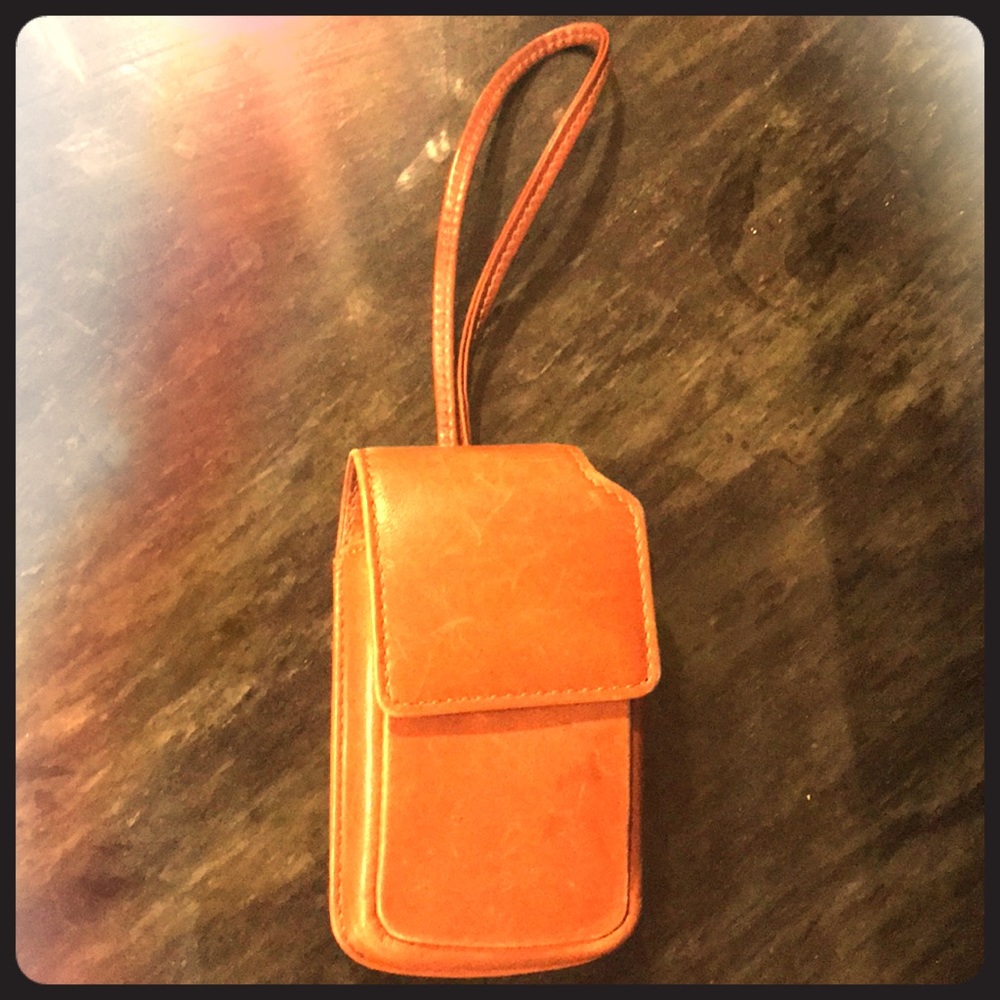 Vintage Coach smartphone carrier